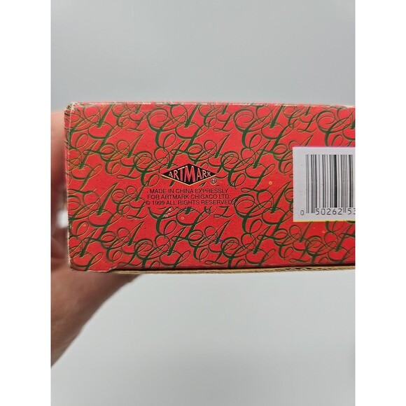 Snowman Vintage Artmark Jolly Snowman Figurine Winter Decore 1999 - Picture 10 of 11